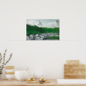 Poster Vue de l'indice du Mt et de la cote du Mt (Cuisine)