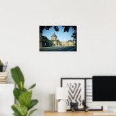 Poster Vue de l'Institut de France depuis le Quai (Bureau à domicile)