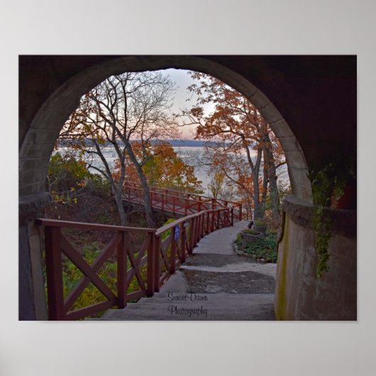 Poster Vue de l'intérieur de la Résidence Bannerman (Devant)