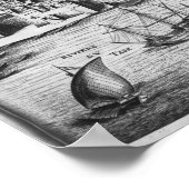 Poster Vue de Lisbonne (Coin)