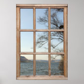 Poster Vue de loch à partir d'une fenêtre (Devant)