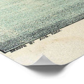 Poster Vue de l'oeil des oiseaux Carte de Corpus Christi  (Coin)