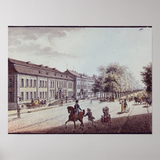 Poster Vue de l'Opéra, Berlin (Devant)