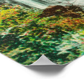 Poster Vue de Lower FallsShasta Springs, CA (Coin)