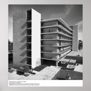 Poster Vue de l'UC San Diego, par Ansel Adams