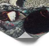 Poster Vue de l'Upper Bleacher sur le terrain de baseball (Coin)