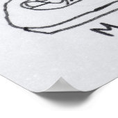 Poster Vue de M Street à Georgetown, Washington DC. (Coin)