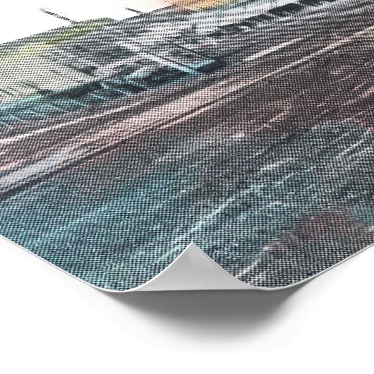 Poster Vue de Main StreetBlackfoot, ID (Coin)