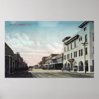 Poster Vue de Main StreetWoodland, CA