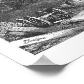 Poster Vue de Manchester, gravée par T.Gustyne (Coin)