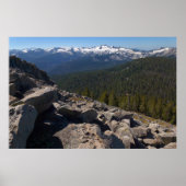 Poster Vue de Mitchell Peak au parc national Sequoia (Devant)