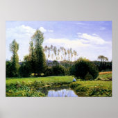 Poster Vue de Monet à Rouelles le Havre, (Devant)