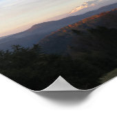 Poster Vue de Morning Tatras de Beskid Sądecki (Coin)