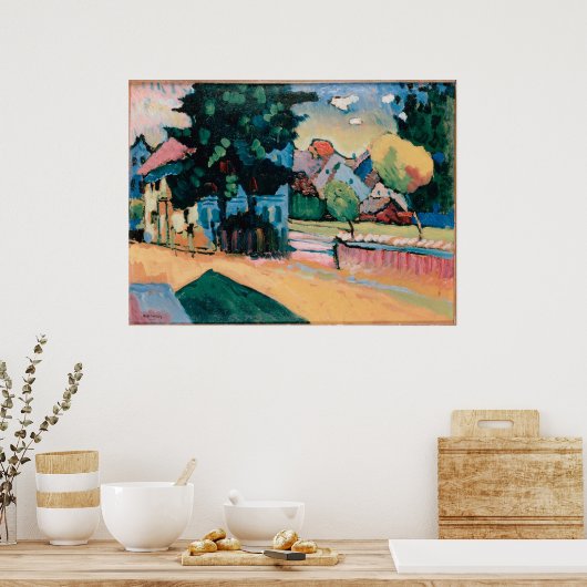 Poster Vue de Murnau (Cuisine)