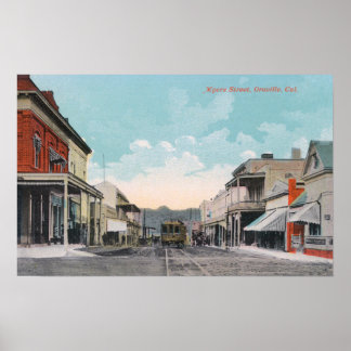 Poster Vue de Myers StreetOroville, CA