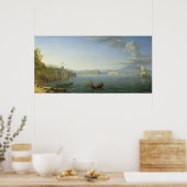 Poster Vue de Naples, 1750 (Cuisine)