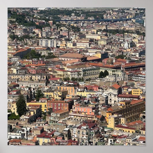 Poster Vue de Naples, Italie (Devant)