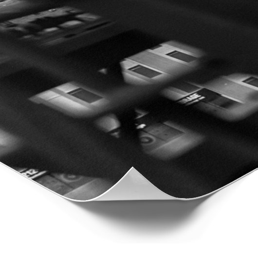 Poster Vue de New York depuis Brooklyn Bridge (Coin)