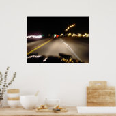 Poster Vue de nuit Trans Am (Cuisine)