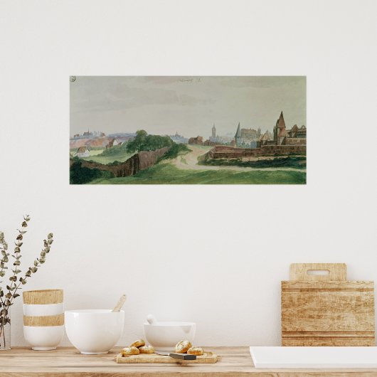 Poster Vue de Nuremberg, 1496-97 (Cuisine)