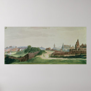 Poster Vue de Nuremberg, 1496-97