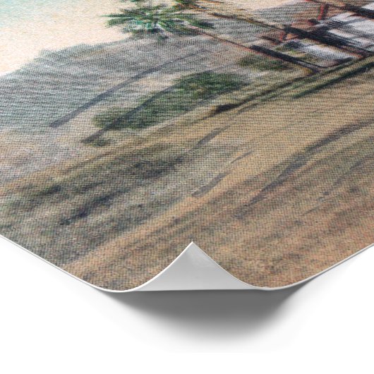 Poster Vue de Palm RowCalistoga, CA (Coin)