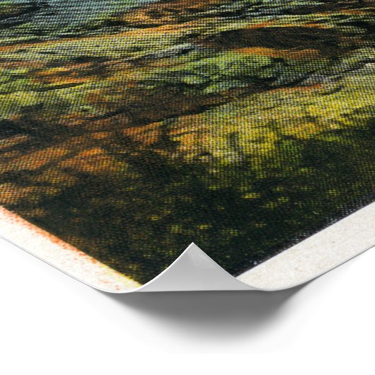 Poster Vue de Perkins Cove, Scène de natation (Coin)