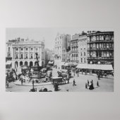 Poster Vue de Piccadilly Circus, c. 1900 (Devant)