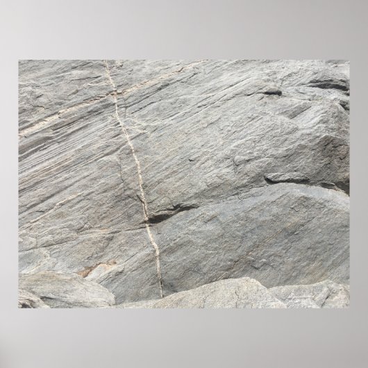 Poster Vue de roche grise (Devant)