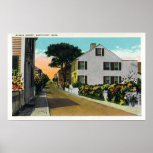 Poster Vue de rue de coing