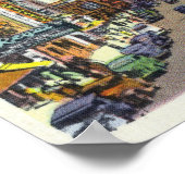 Poster Vue de rue principale de State Street & Old State (Coin)