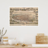 Poster Vue de Sacramento, Calif. (1293) (Cuisine)