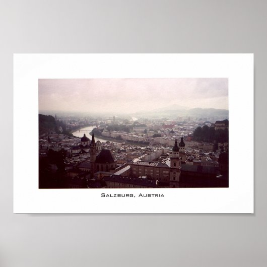 Poster Vue de Salzbourg (Devant)