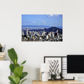 Poster Vue De Séoul Depuis Ansan (Bureau à domicile)