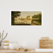 Poster Vue de Shepperton sur la Tamise, après (Cuisine)