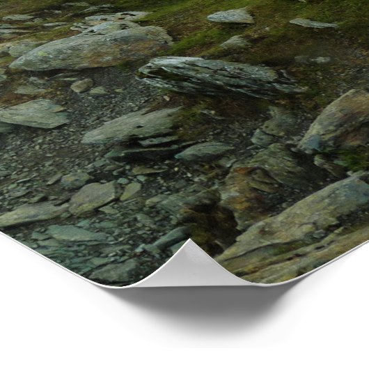 Poster Vue de Snowdon - Panorama (Coin)