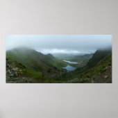 Poster Vue de Snowdon - Panorama (Devant)