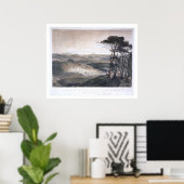 Poster Vue de Sutter's Mill et de Culloma Valley (Bureau à domicile)