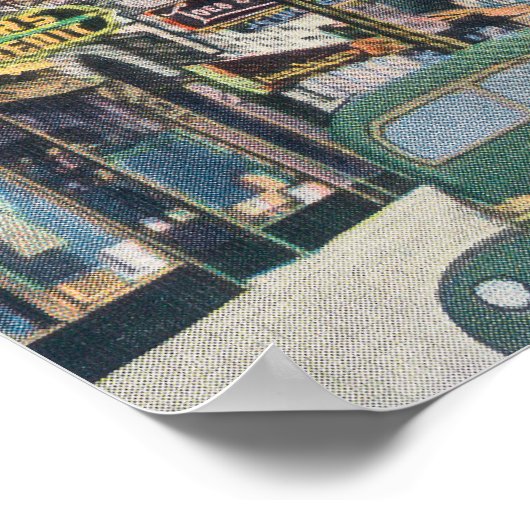 Poster Vue de Telegraph AveOakland, CA (Coin)