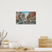 Poster Vue de Telegraph AveOakland, CA (Cuisine)