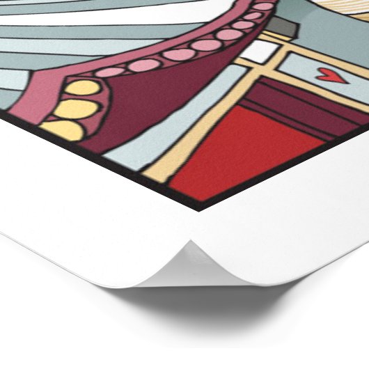 Poster Vue de Tokyo (Coin)