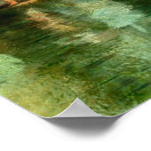 Poster Vue de Vernazza, Italie. Conte de peinture aquarel (Coin)