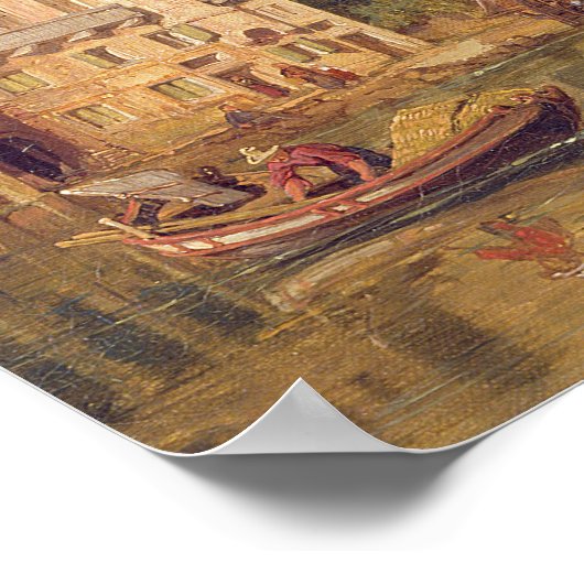 Poster Vue de Vérone, 1848 (huile sur toile) (Coin)