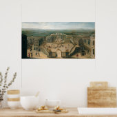 Poster Vue de Versailles depuis la place d'Armes (Cuisine)