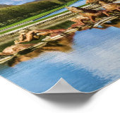 Poster Vue De Versailles, France, Imprimer (Coin)