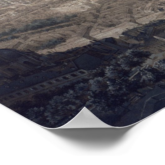 Poster Vue de Vienne, vers 1860 (Coin)