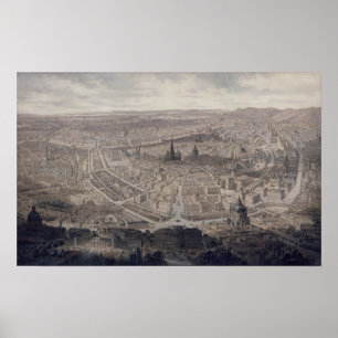 Poster Vue de Vienne, vers 1860