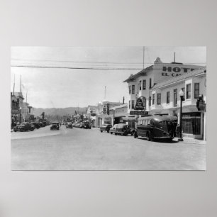 Poster Vue de ville de BroadwayKing, CA