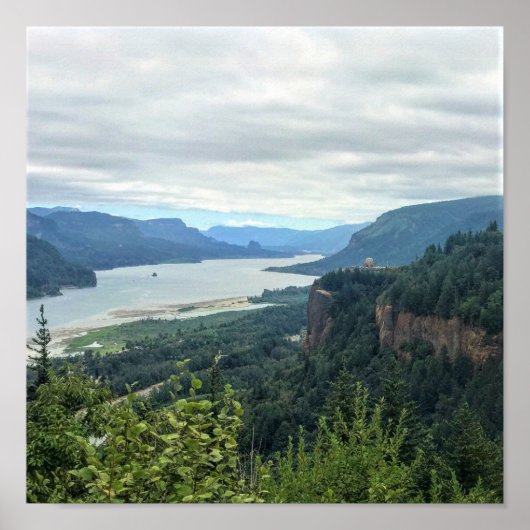 Poster Vue de Vista House, Oregon (Devant)