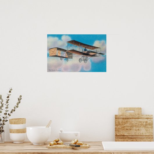 Poster Vue de Voisin BiplaneFrance (Cuisine)